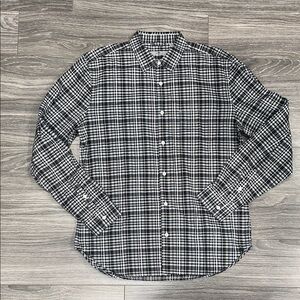 7 For All Mankind Monochrome Checkered Shirt
